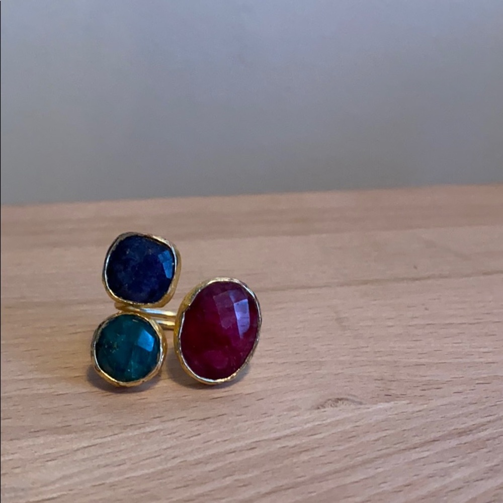 Adjustable Stone Ring